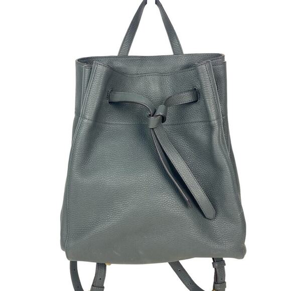 ANNABEL INGALL Italian Leather Drawstring Backpack - $550. main image 7